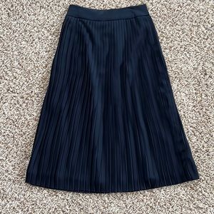 JCrew Factory pleated midi skirt.